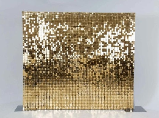 Shimmer Wall 2 meter x 2.5 meter for Hire