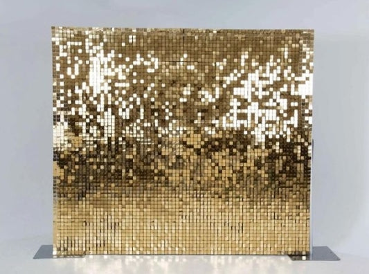 Shimmer Wall 2 meter x 2.5 meter for Hire