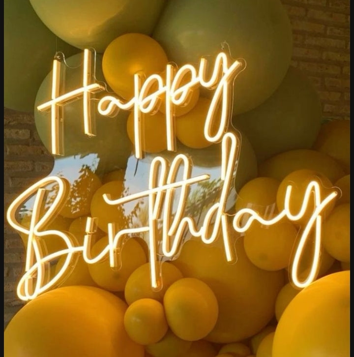 Happy Birthday LED Light