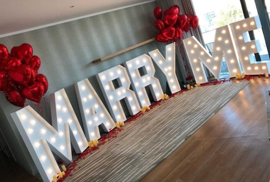 Letter & Number Lights 1M Tall